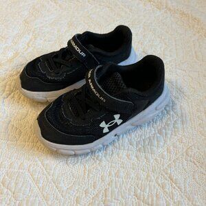 Under Armour Toddler Assert Shoes, Black, Size 9K